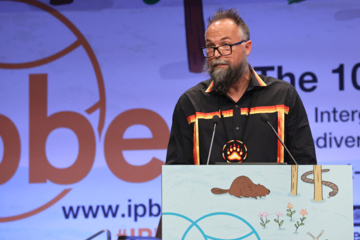 Kyle Powys Whyte, University of Michigan - IPBES10 - 28Aug2023 - Photo